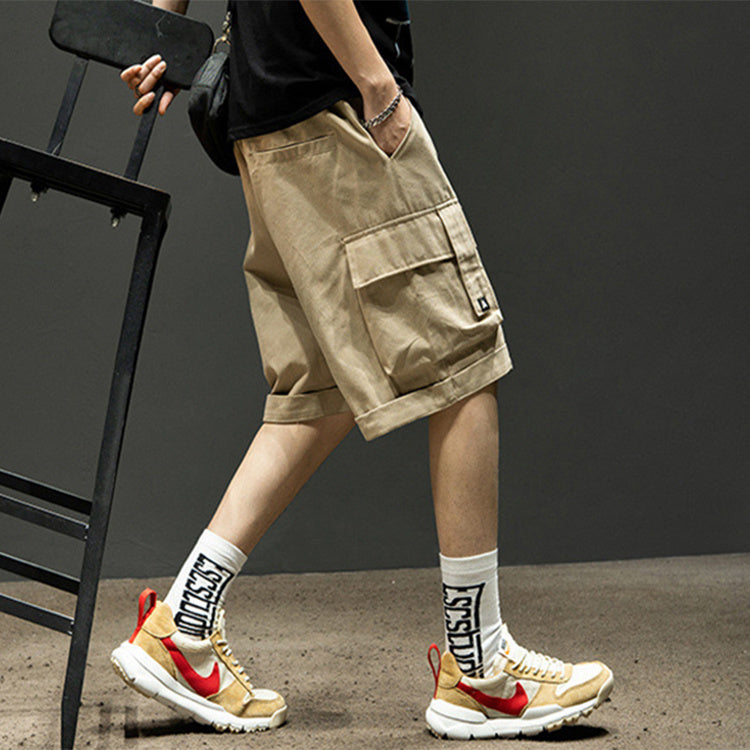 Cargo Shorts With Pockets Men Summer Pants