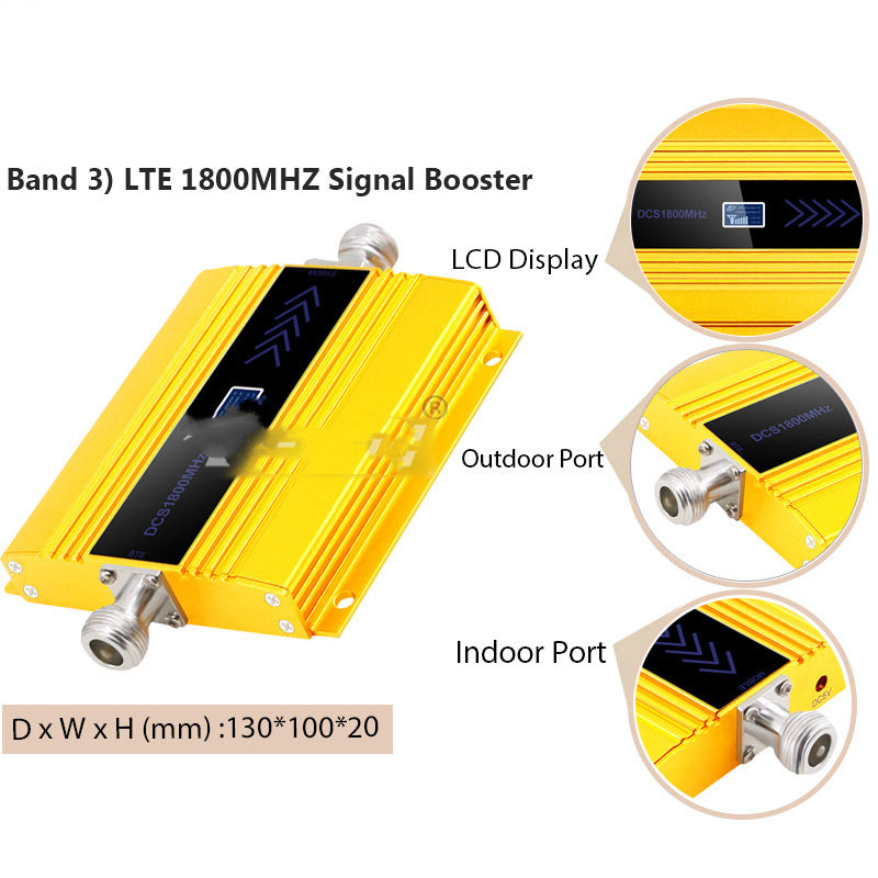 Golden Mobile Phone Signal Amplifier Booster