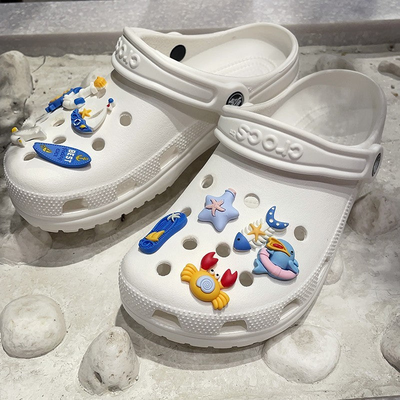 Simple Cartoon Ocean Clogs Accessories